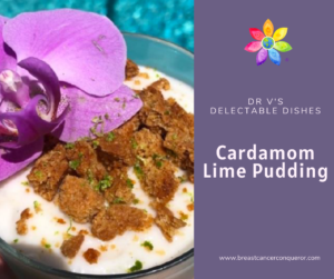 Cardamom Lime Pudding