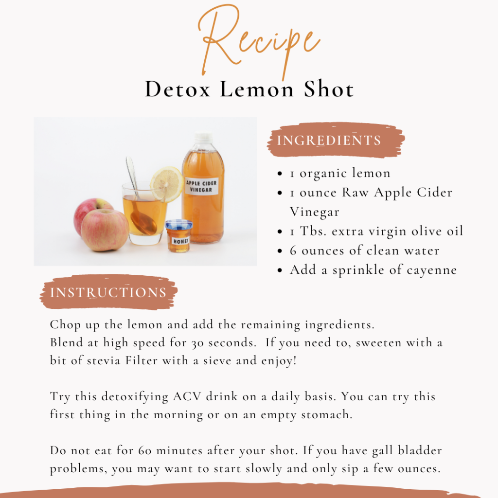 Detox Lemon Shot