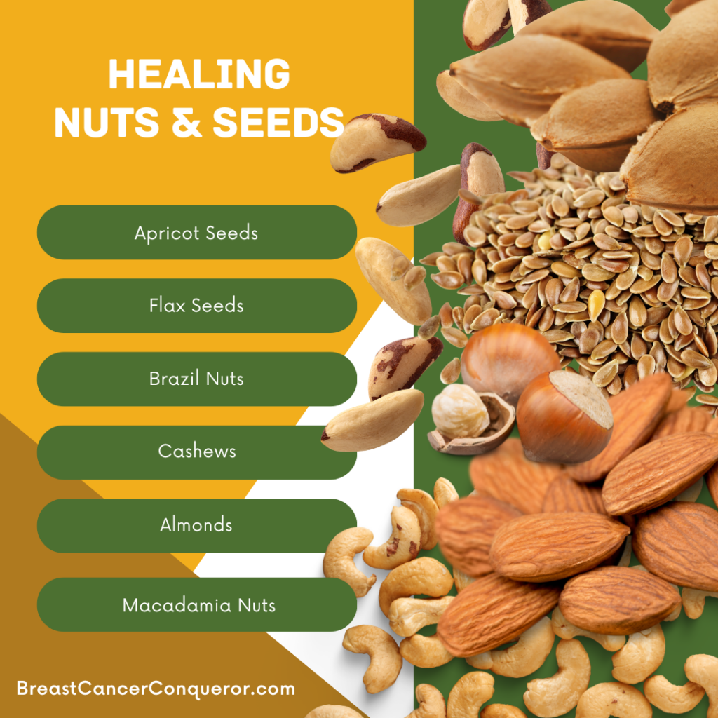 foods to eat during breast cancer chemotherapy: nuts and seeds