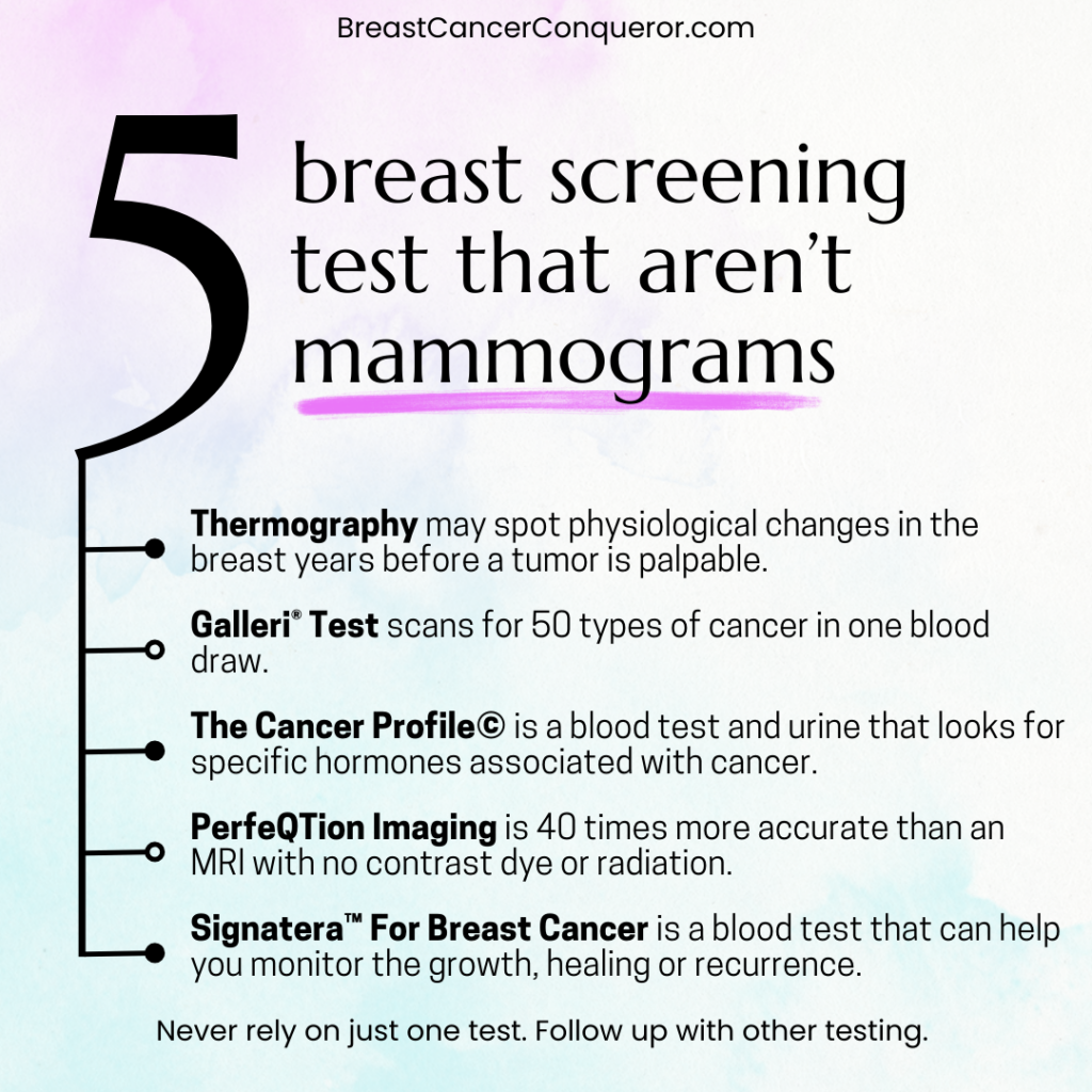 breast cancer tests that are not mammograms