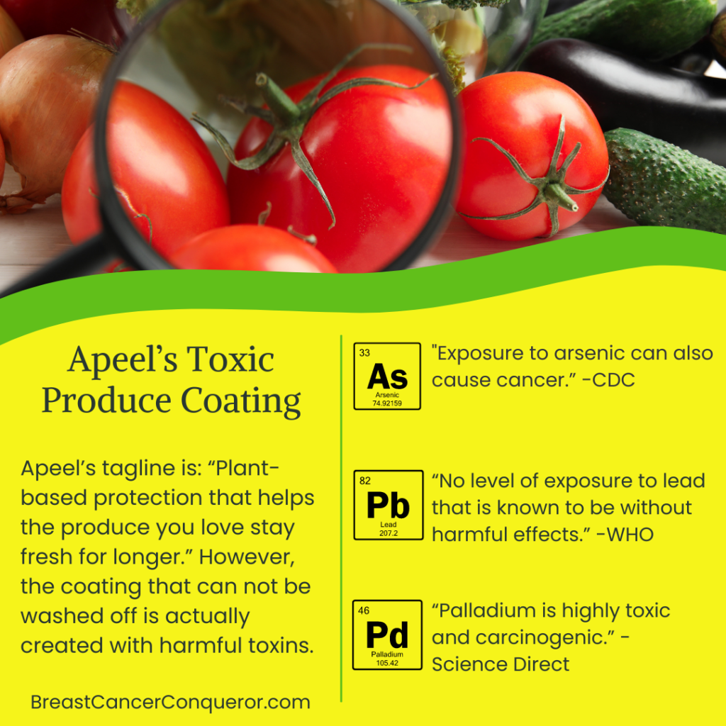 toxins in apeel's produce coating