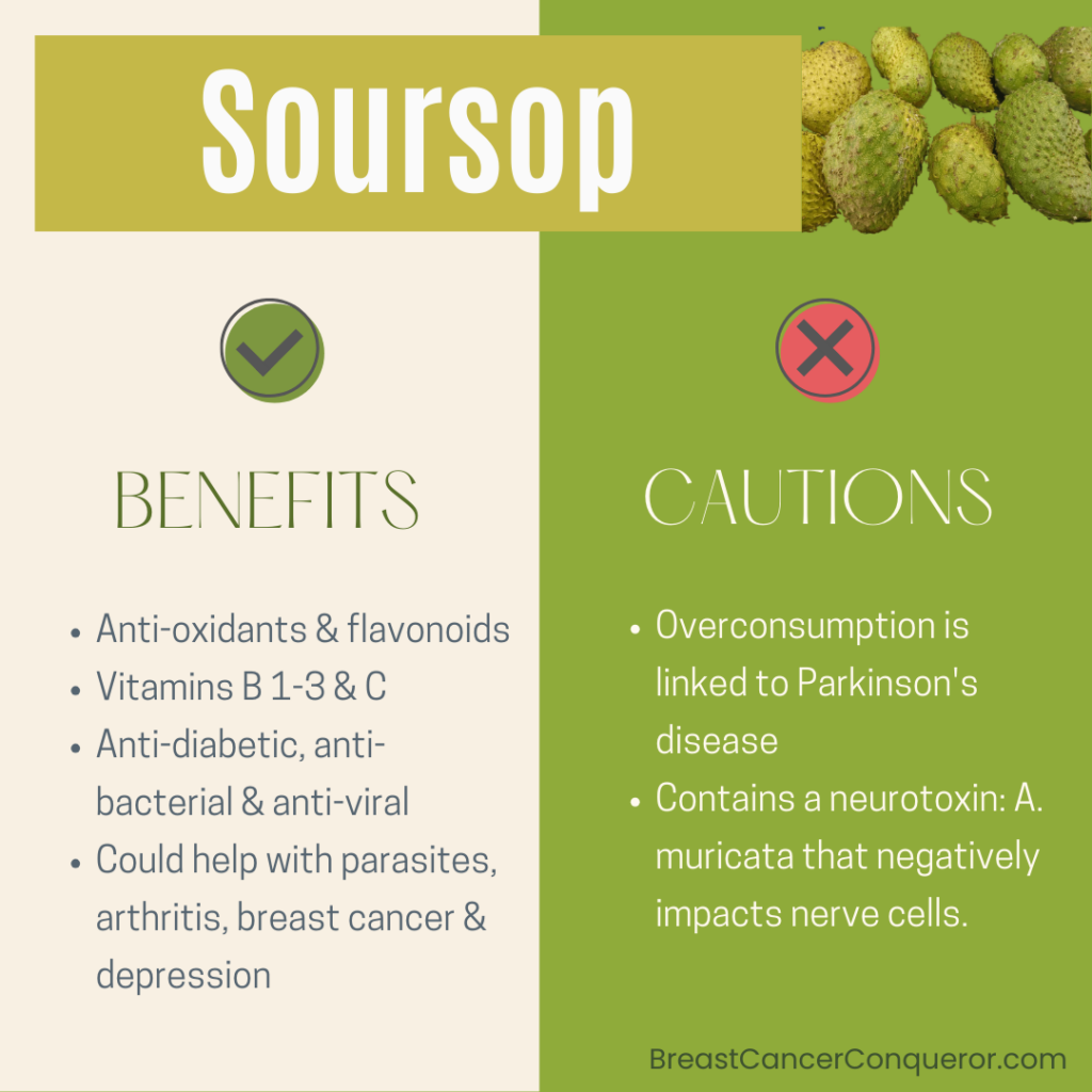 soursop benefits and cautions
