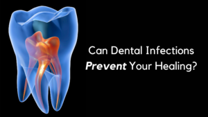 can dental infections prevent healing?