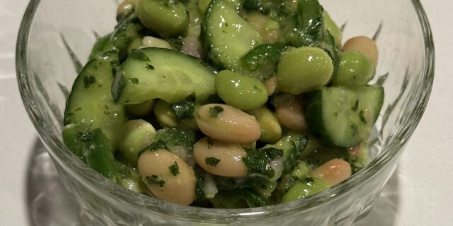 Anti-cancer edamame salad recipe