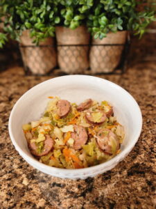 sausage and cabbage stir fry recipe
