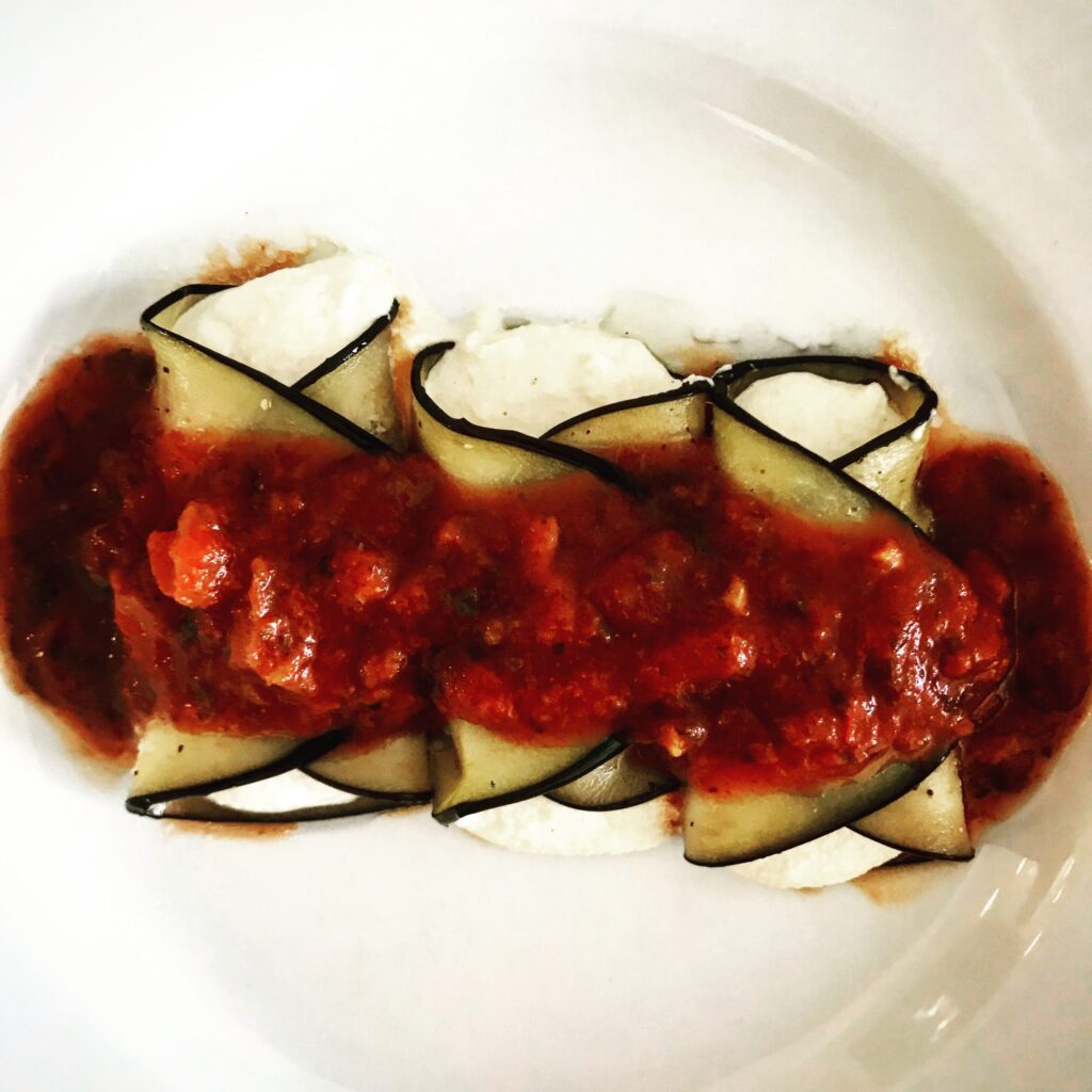 Vegan Eggplant Rollatini