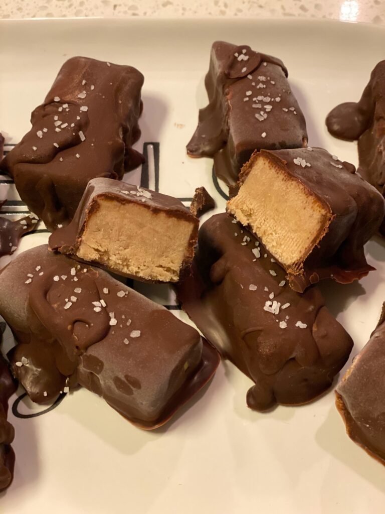 Peanut Butter Ice Cream Bars