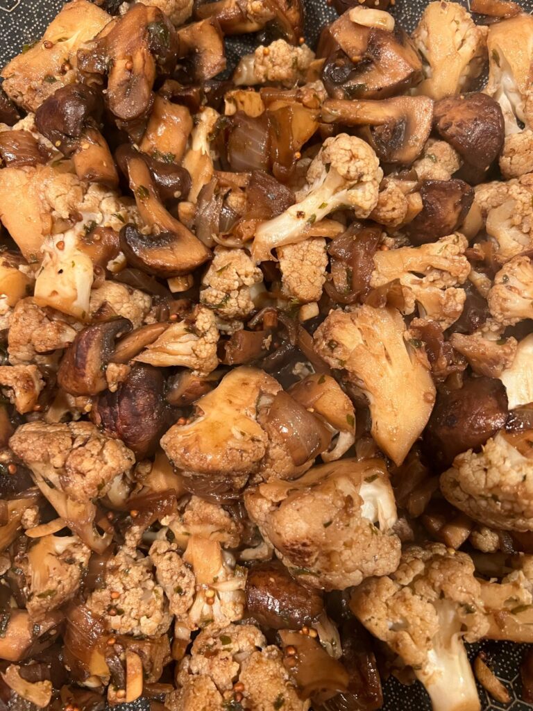 Garlicky Mushrooms