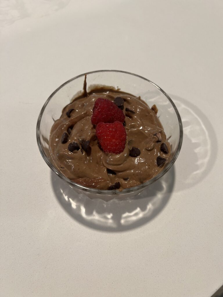 Chocolate & Flax Avocado Pudding