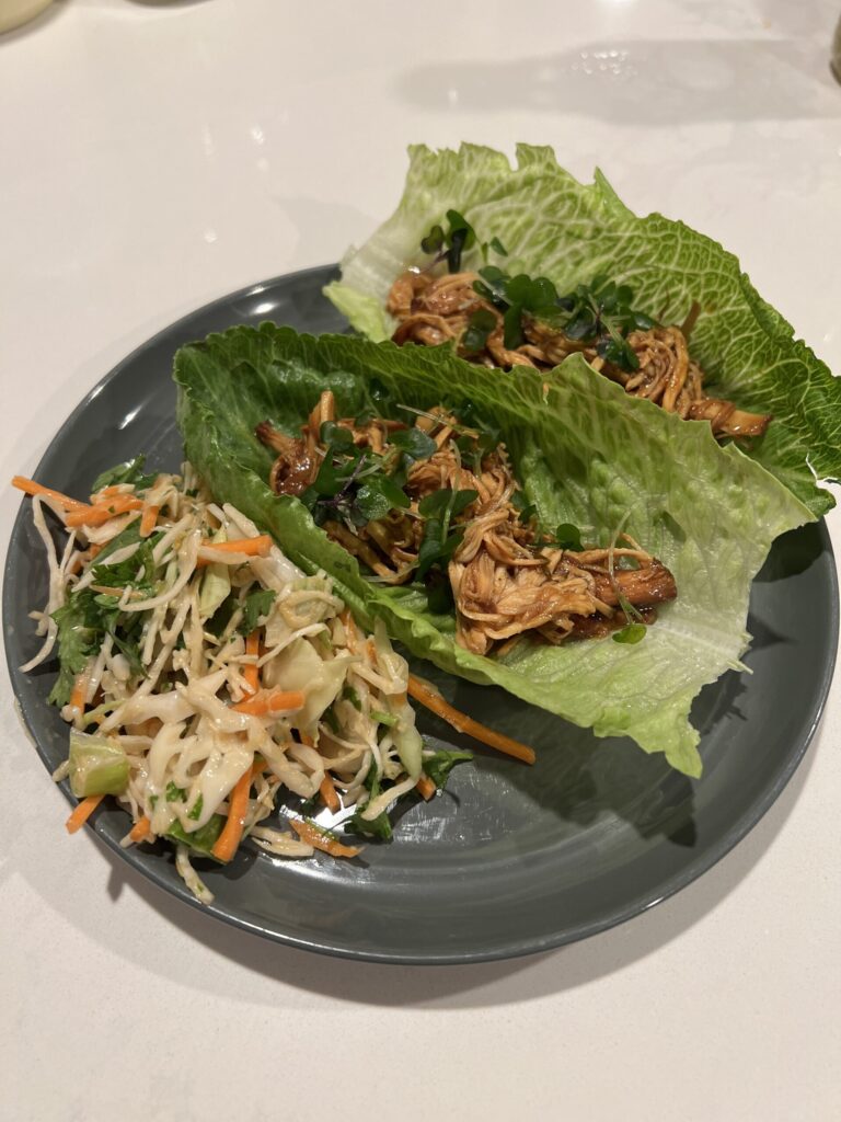 The Best Healthy Slow-Cooker Korean BBQ Chicken Tacos