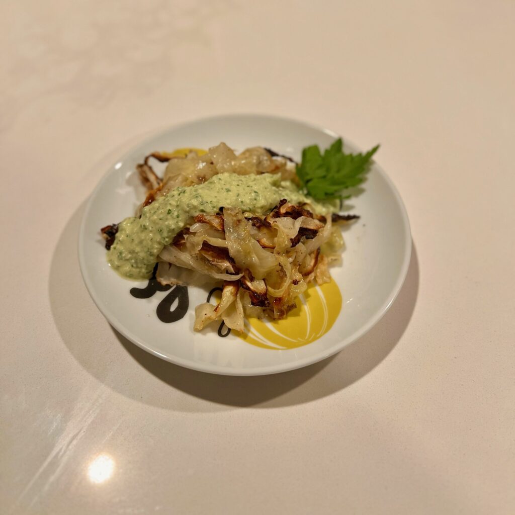 Mediterranean Warm Cabbage Salad