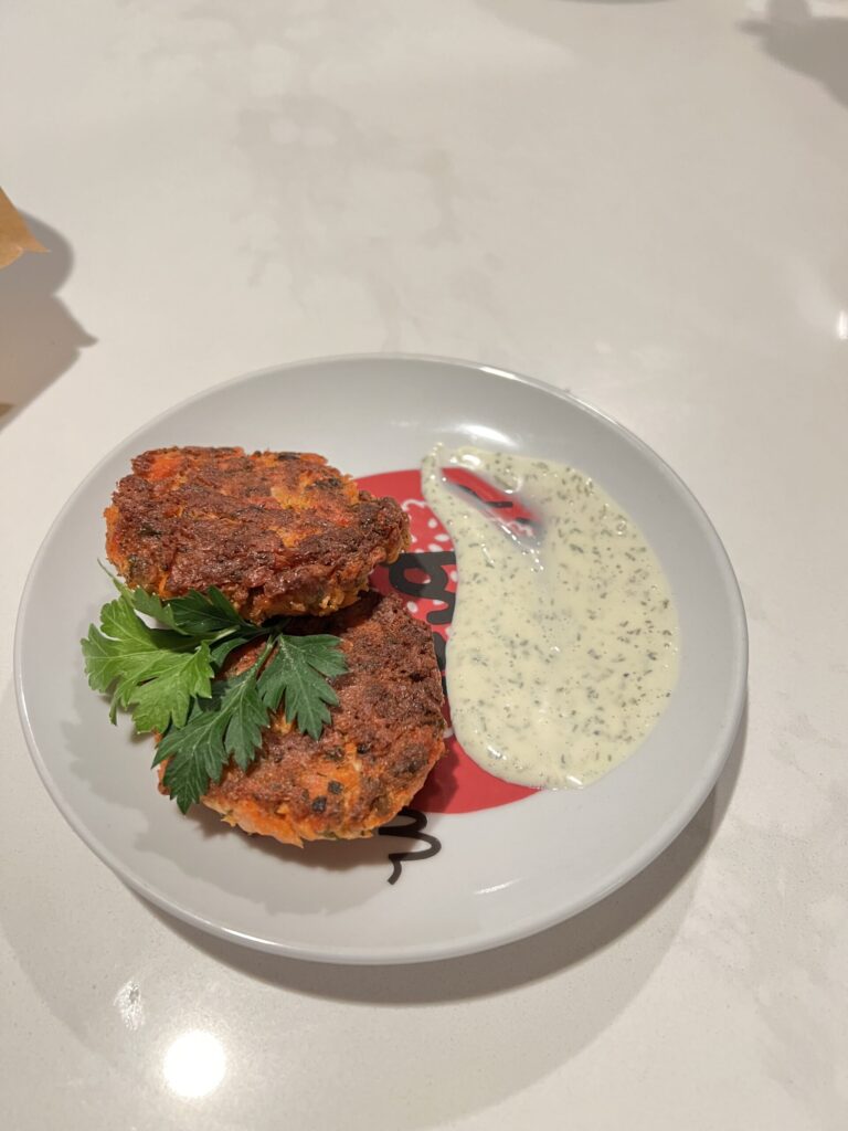 Zesty Salmon Patty