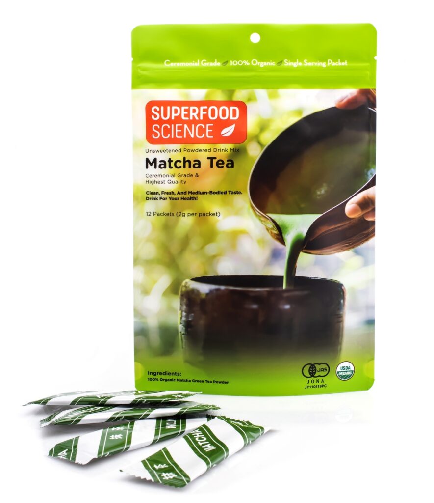 Dr. V's healing teas: matcha tea
