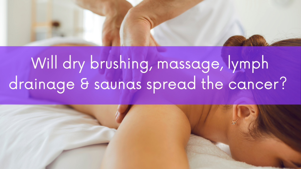 Benefits of Dry Skin Brushing, Massage and Saunas for Breast Cancer
