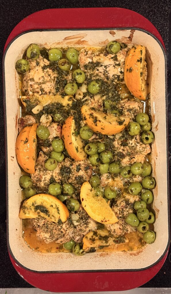 Herb Chicken With Citrus Olives